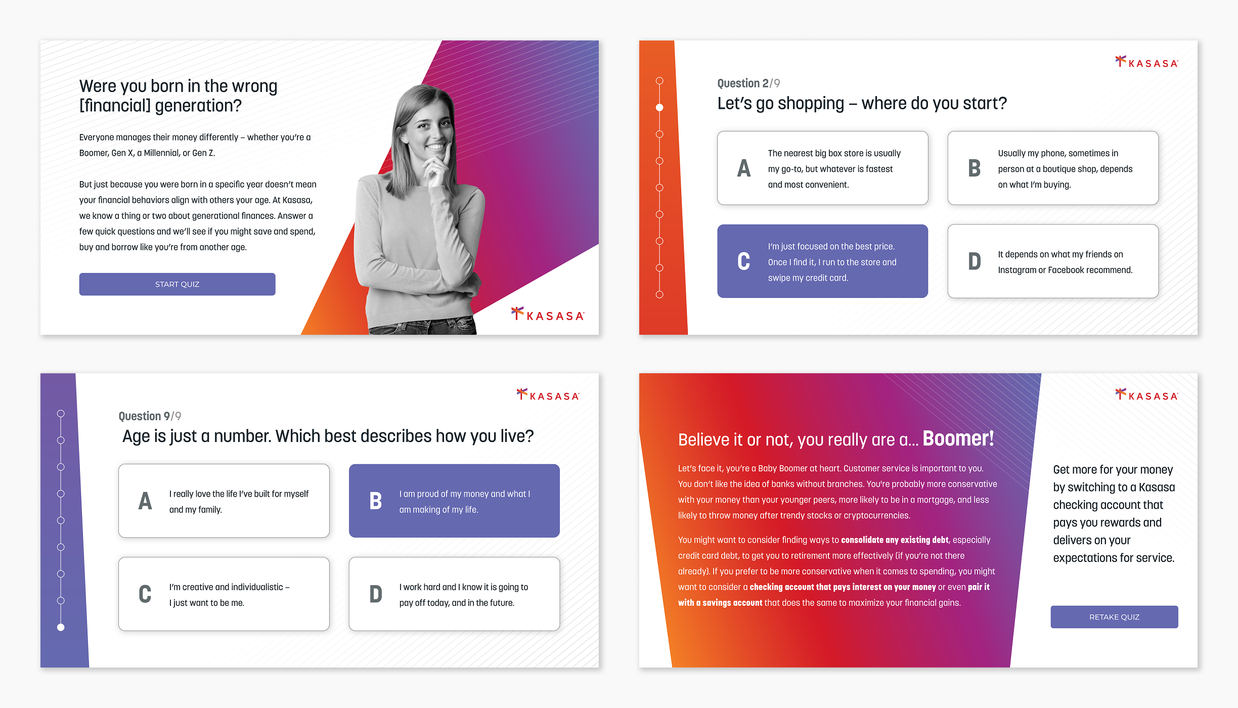 Kasasa blog quiz desktop screen examples