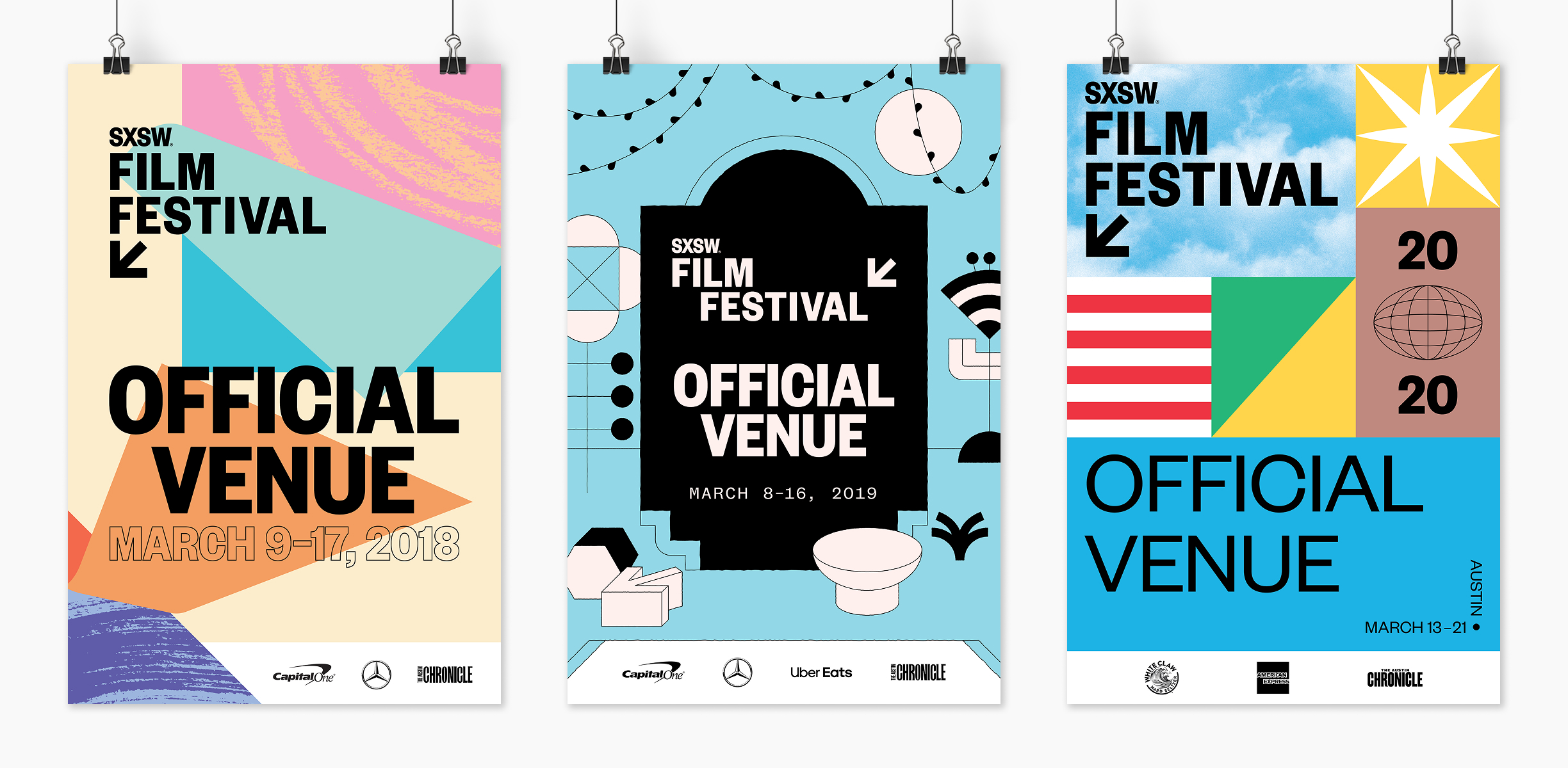 SXSW Official Film Venue Posters