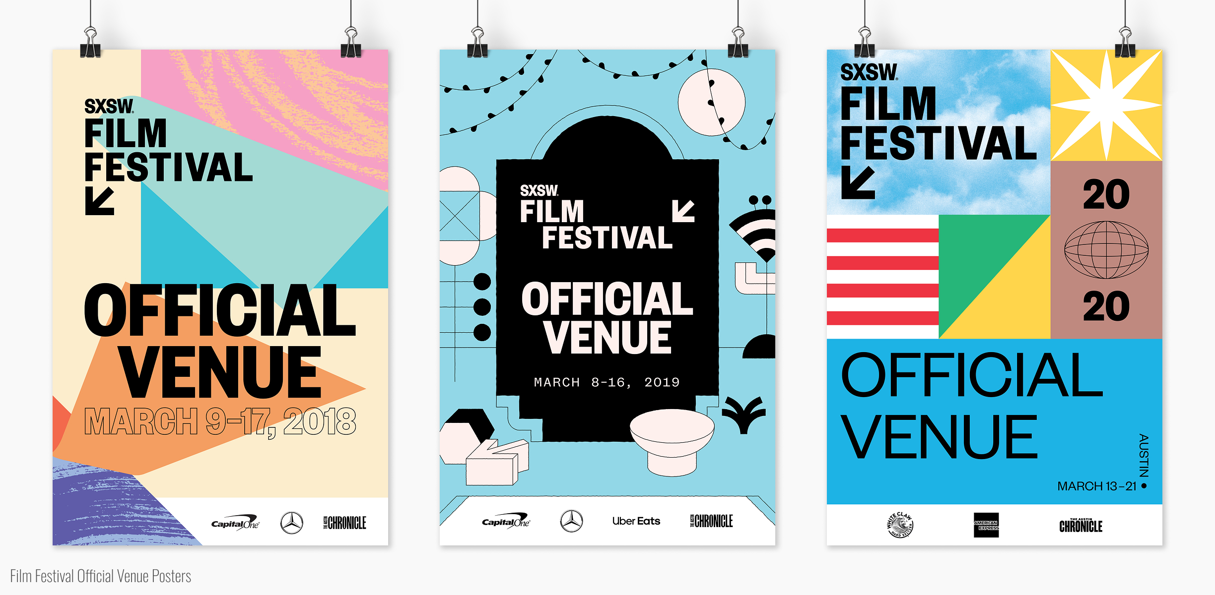 SXSW Official Film Venue Posters